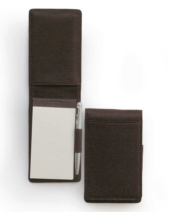 Cashmere Leather Memo Pads, Leather Memo Pad Holder